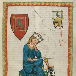 Portrait of Walther von der Vogelweide