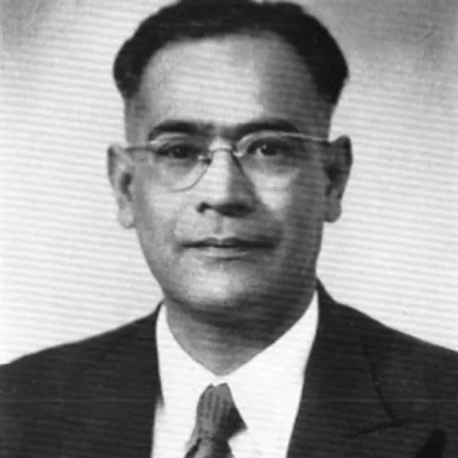 Portrait of Dhirendra Nath Majumdar