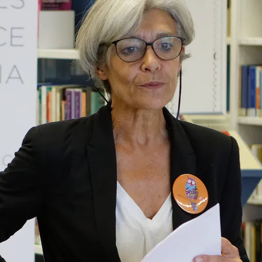 Portrait of Claudie Haigneré