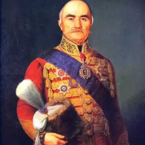 Portrait of Miloš Obrenović I