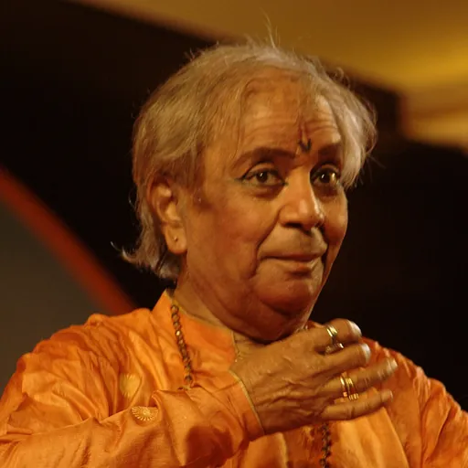Portrait of Birju Maharaj