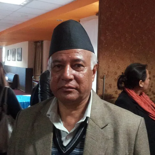 Portrait of Meghraj Sharma Nepal