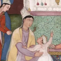 Portrait of Hamida Banu Begum