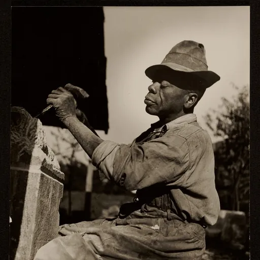 Portrait of William Edmondson