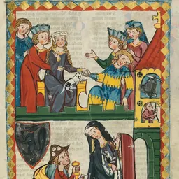 Portrait of Johannes Hadlaub