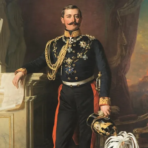 Portrait of Karl Anton, Prince of Hohenzollern