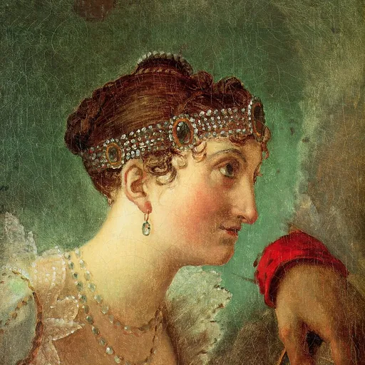 Portrait of Adélaïde de La Rochefoucauld, Countess of La Rochefoucauld