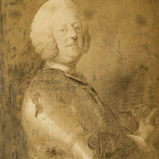 Portrait of Christian August, Duke of Schleswig-Holstein-Sonderburg-Augustenburg