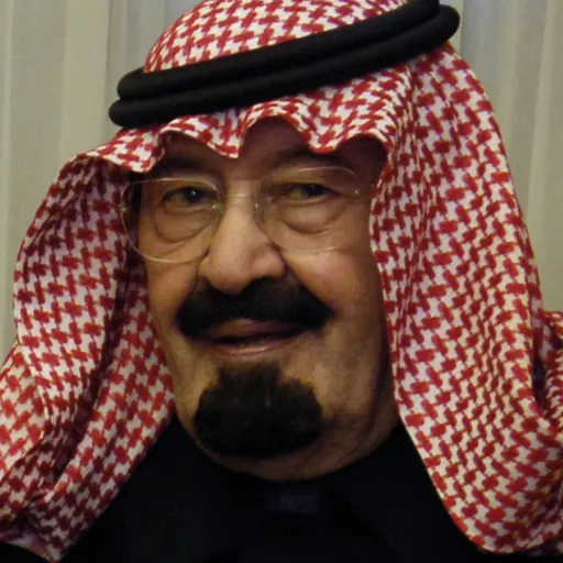 Portrait of Abdullah of Saudi Arabia