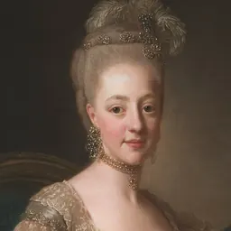 Portrait of Hedvig Elisabeth Charlotte of Holstein-Gottorp