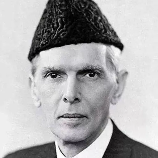 Portrait of Mohammad Ali Jinnah