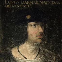 Portrait of Louis d'Armagnac, Duke of Nemours
