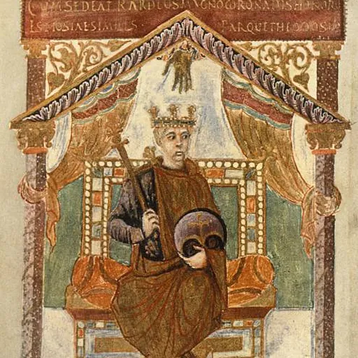 Portrait of Charles the Bald