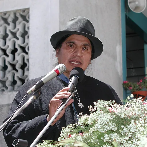 Portrait of Luis Macas