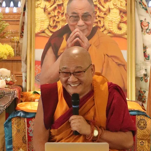 Portrait of Geshe Thubten Phelgye