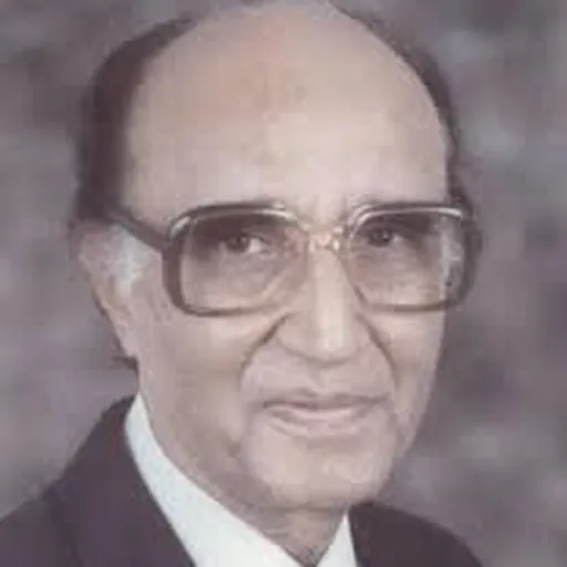 Portrait of Mushtaq Ahmad Yusufi