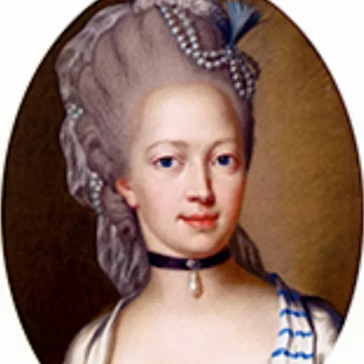 Portrait of Princess Wilhelmina Caroline of Denmark