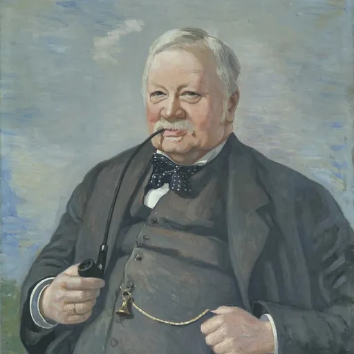 Portrait of Alfred Sinding-Larsen