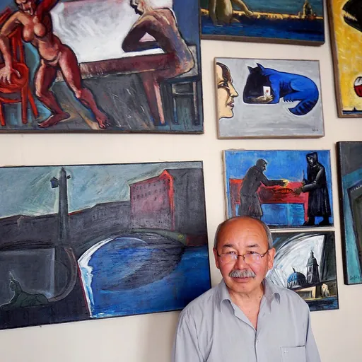 Portrait of Gafur Mendagaliev