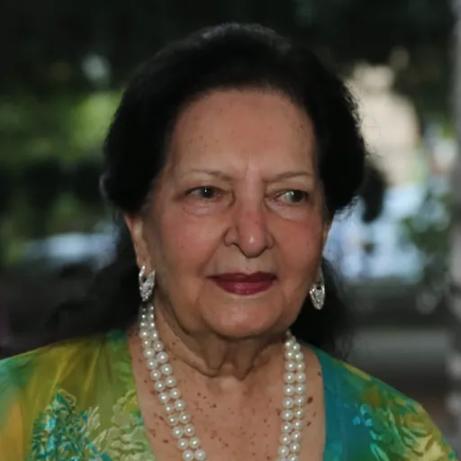 Portrait of Indira Devi Dhanrajgir