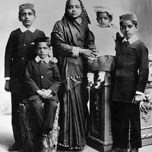 Portrait of Manilal gandhi