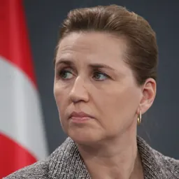 Portrait of Mette Frederiksen