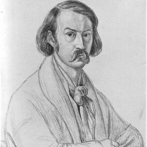 Portrait of Friedrich Preller the Elder