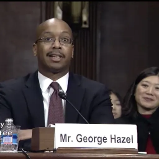 Portrait of George J. Hazel