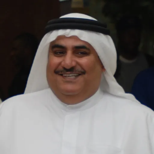 Portrait of Khalid bin Ahmed Al Khalifa