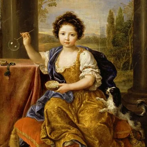 Portrait of Louise Marie Anne de Bourbon