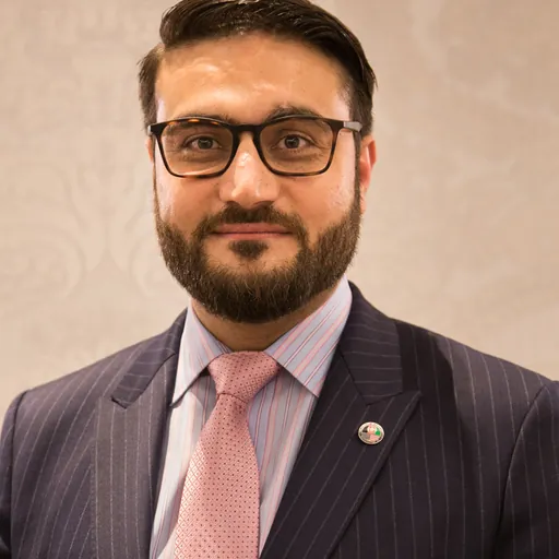 Portrait of Hamdullah Mohib