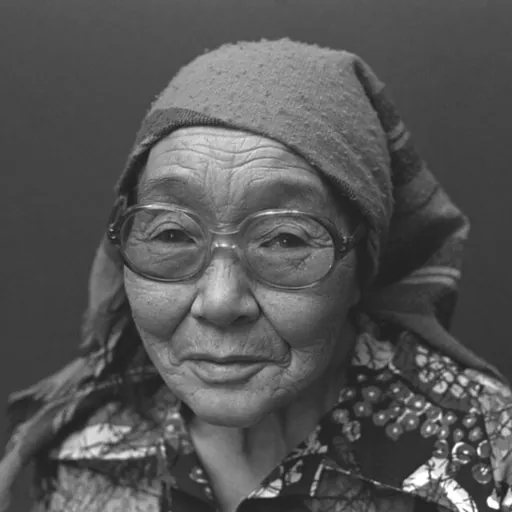 Portrait of Lucy Qinnuayuak