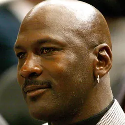 Portrait of Michael Jordan