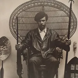 Portrait of Huey P. Newton