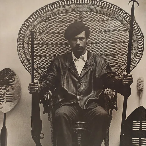 Portrait of Huey P. Newton
