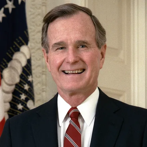 Portrait of George H. W. Bush