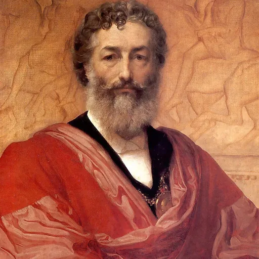 Portrait of Frederic Leighton