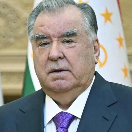 Portrait of Emomali Rahmon