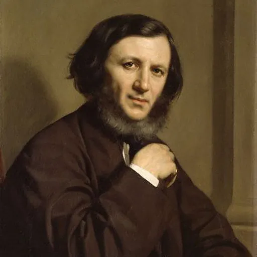 Portrait of Robert Barrett Browning
