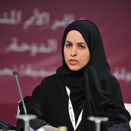 Portrait of Alya Ahmed Saif Al-Thani