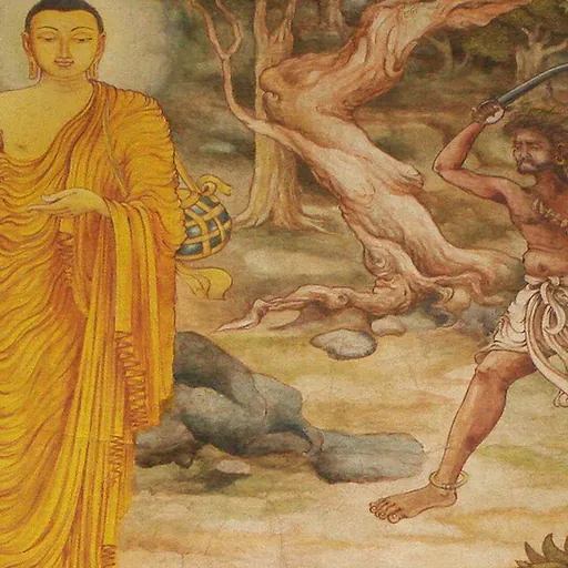 Portrait of Aṅgulimāla