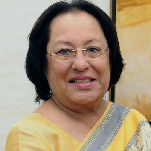 Portrait of Najma Heptulla