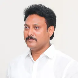 Portrait of Anbil Mahesh Poyyamozhi