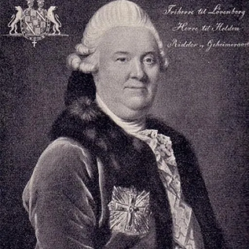 Portrait of Severin Leopoldus Løvenskiold