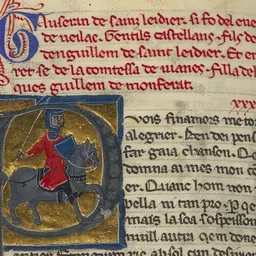 Portrait of Gauseran de Saint-Leidier