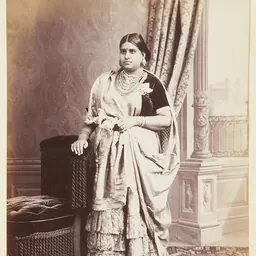 Portrait of Bharani Thirunal Lakshmi Bayi