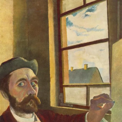 Portrait of Tivadar Csontváry Kosztka