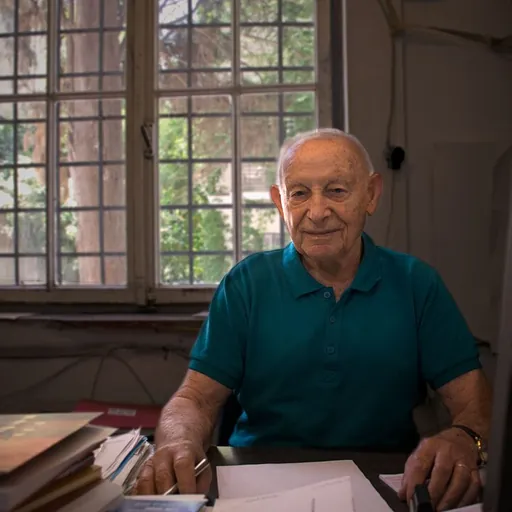Portrait of Avraham Aviʼel