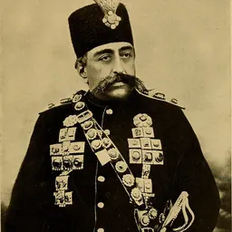 Portrait of Mozaffar ad-Din Shah Qajar