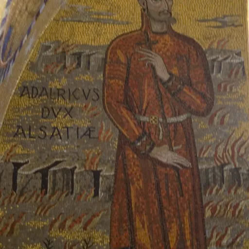 Portrait of Adalrich, Duke of Alsace
